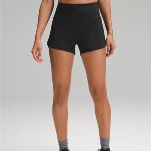 LULULEMON BLACK SPEED UP SHORTS ATHLETIC 4” TALL GREAT CONDITION WITH POCKETS